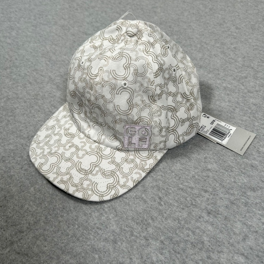 Adidas Golf Hat Womens All Over Print‎ Adjustable Strapback OSFW NWT - Picture 3 of 5
